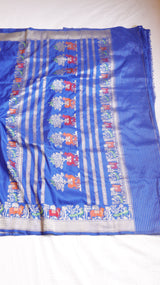 Raw Mango Kadwa Buta Pure Katan Silk Saree