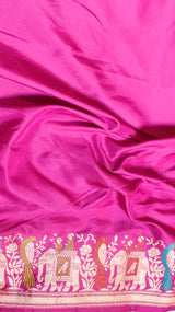 Raw Mango Kadwa Buta Pure Katan Silk Saree