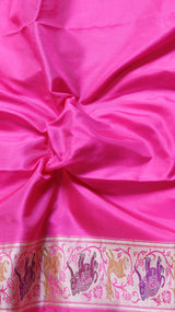 Raw Mango Kadwa Buta Pure Katan Silk Saree