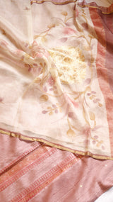 Handloom Pure Tussar Silk Suit Set