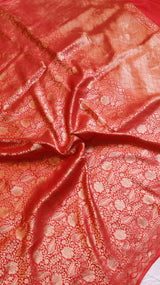 Brocade Pure Soft Katan Silk Saree