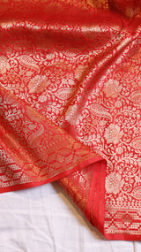 Brocade Pure Soft Katan Silk Saree