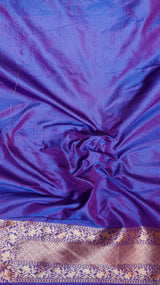 Handloom Pure Katan Silk Gadzameen Saree