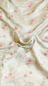 Pure Chiniya Silk Saree