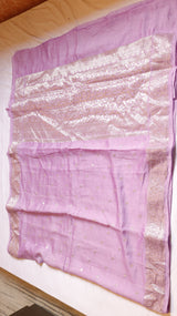 Pure Chiniya Silk Saree