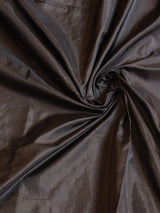 Black Pure Katan Silk Handloom Saree with Contrast Blouse