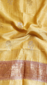 Handloom Pure Tussar Silk Suit Set