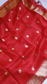 Handloom Pure Tussar Silk Suit Set