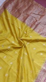 Chand Phool Moonga Muslin Saree