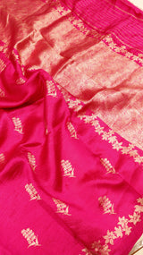 Pre-Order : Handloom Pure Soft Katan Saree