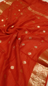 Handloom Pure Chanderi Suit Set