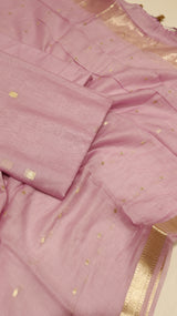 Handloom Pure Chanderi Suit Set