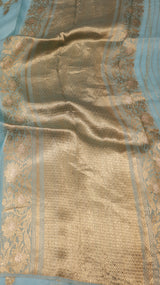 Pre-Order : Handloom Pure Kora Silk Saree