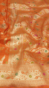 Pre-Order : Handloom Katan Silk Saree