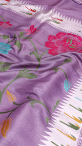 Handwoven Tussar Silk Saree