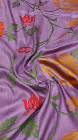 Handwoven Tussar Silk Saree