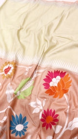 Handwoven Tussar Silk Saree