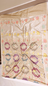 Handwoven Rangkaat Tussar Silk Saree