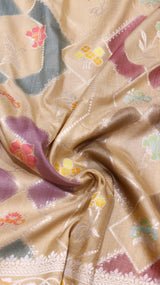 Handwoven Rangkaat Tussar Silk Saree