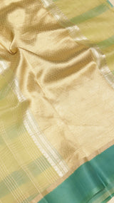 Pre-Order : Handloom Pure Kora Silk Saree