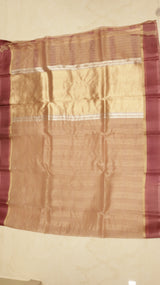 Pre-Order : Handloom Pure Kora Silk Saree