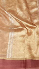 Pre-Order : Handloom Pure Kora Silk Saree