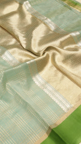 Pre-Order : Handloom Pure Kora Silk Saree