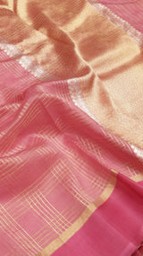 Pre-Order : Handloom Pure Kora Silk Saree
