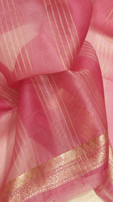Pre-Order : Handloom Pure Kora Silk Saree