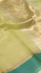 Pre-Order : Handloom Pure Kora Silk Saree