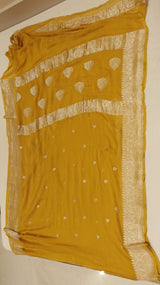 Handloom Khaddi Georgette Saree