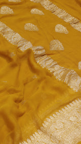 Handloom Khaddi Georgette Saree