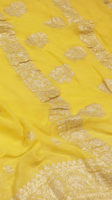 Handloom Khaddi Georgette Saree