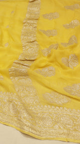 Handloom Khaddi Georgette Saree