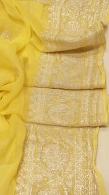 Handloom Khaddi Georgette Saree