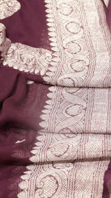 Handloom Khaddi Georgette Saree