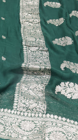 Handloom Khaddi Georgette Saree
