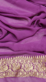 Handloom Khaddi Georgette Saree