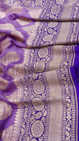 Handloom Khaddi Georgette Saree