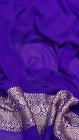 Handloom Khaddi Georgette Saree