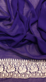 Handloom Khaddi Georgette Saree