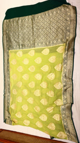 Handloom Khaddi Georgette Saree