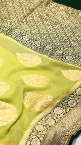 Handloom Khaddi Georgette Saree