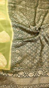 Handloom Khaddi Georgette Saree