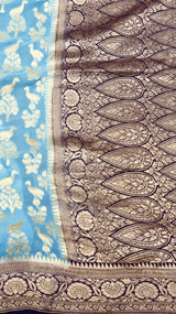 Handloom Khaddi Georgette Saree