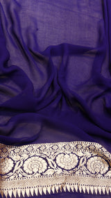 Handloom Khaddi Georgette Saree