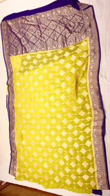 Handloom Khaddi Georgette Saree