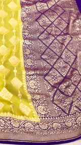 Handloom Khaddi Georgette Saree