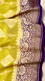 Handloom Khaddi Georgette Saree