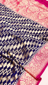 Handloom Khaddi Georgette Saree